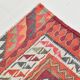 Red & Burgundy Vintage Runner Rug, 102x274Cm
