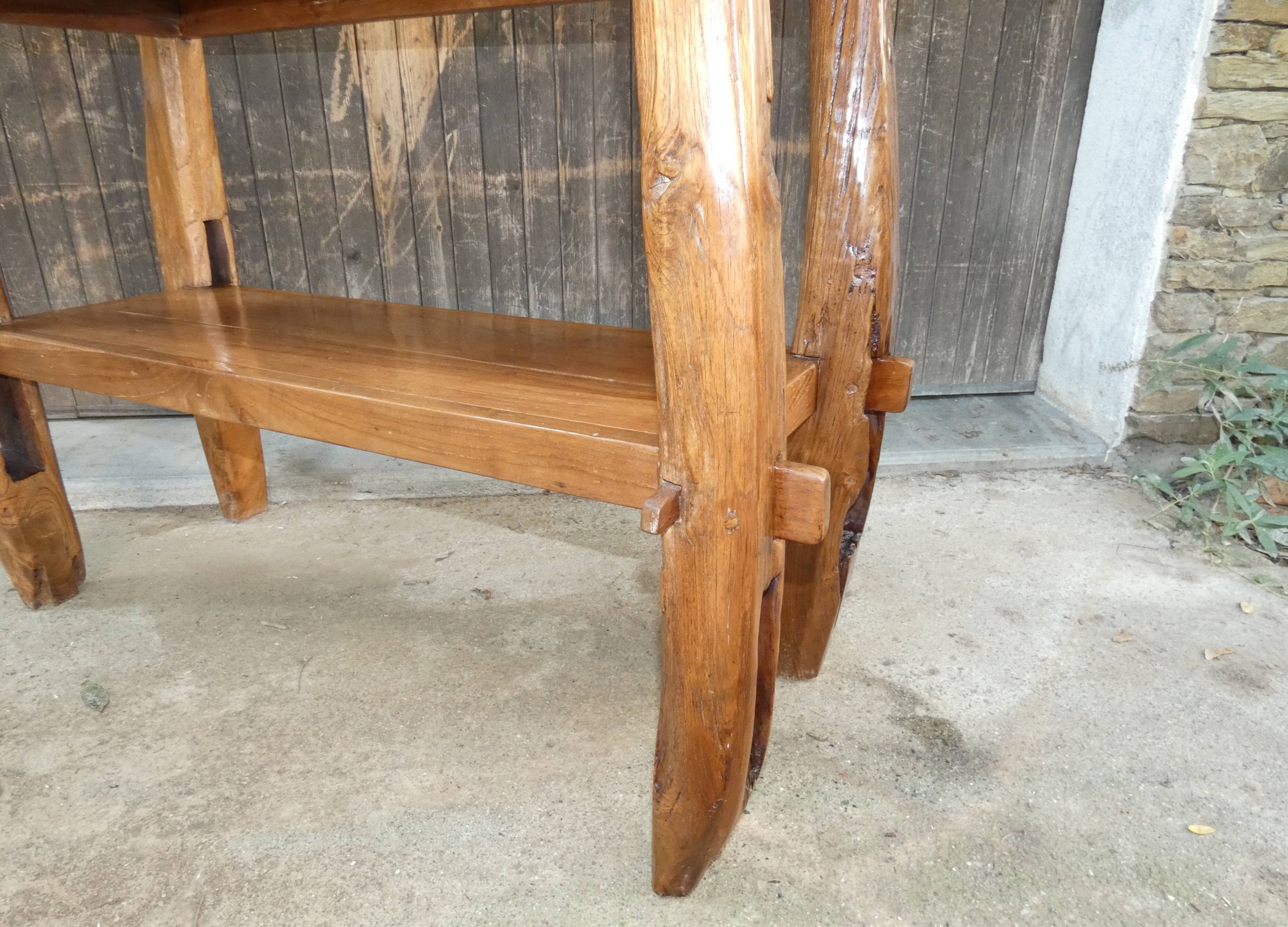 Brutalist Console in Elm 1970