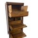 Commode à tiroirs vintage en bois / armoire d'archives / armoire de notaire