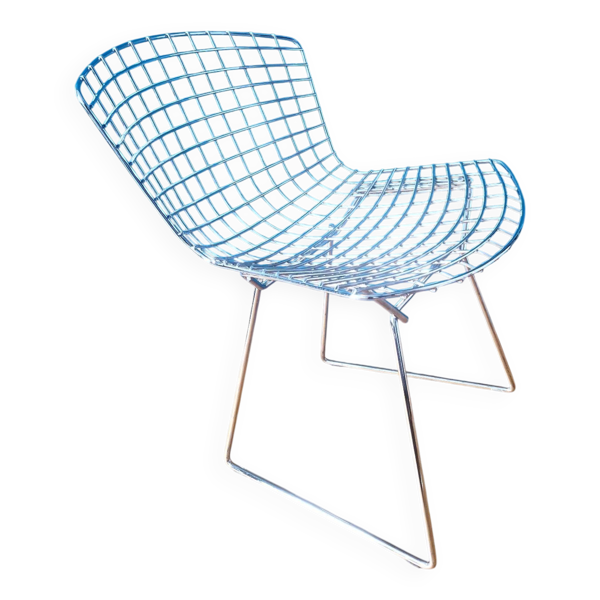 Chaise bertoia wire pour knoll chrome