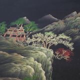 Japan's black lace-up tray