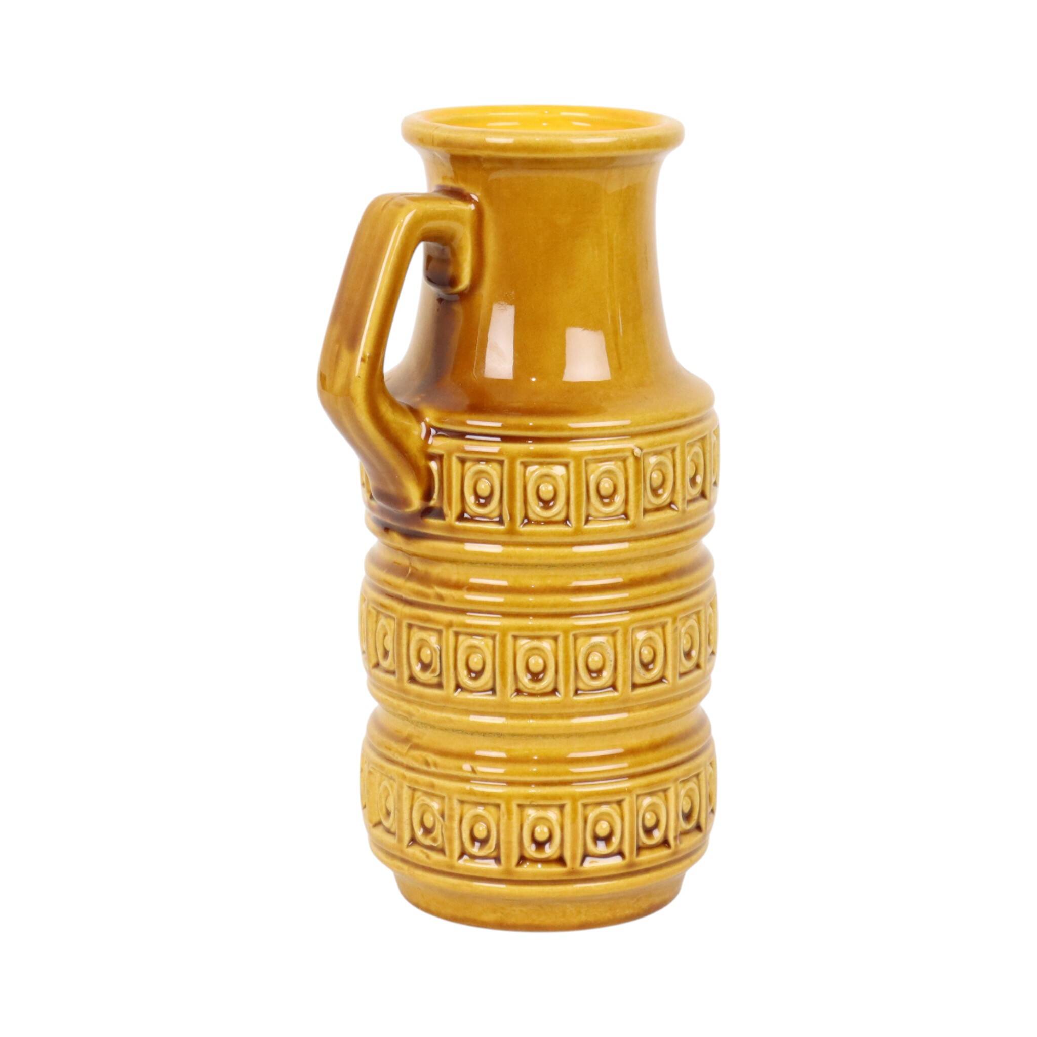 Vintage Scheurich Inka Vase West Germany Ceramic 429-26
