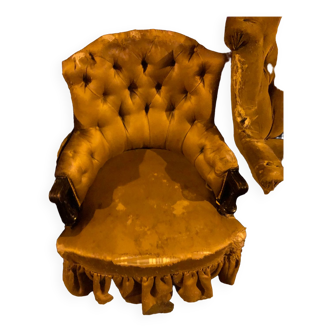 Fauteuil capitonné NapoleonIII