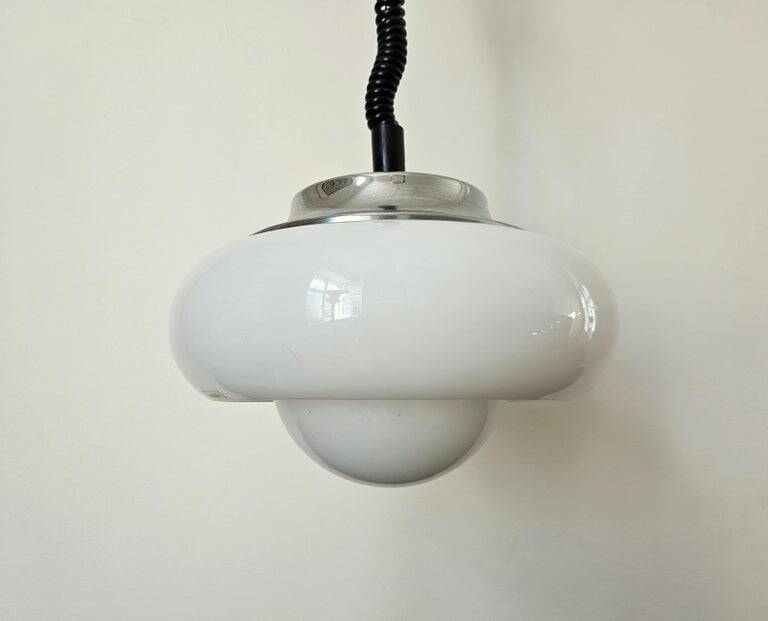 Rare Midcentury Pendant Meblo, Space Age, Harvey Guzzini, Italy, 1970s