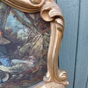 Antique trumeau mirror