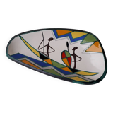 Plat céramique signé 1950