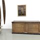 Grand Comptoir de Commerce Ancien en Pin
