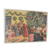 Affiche scolaire Rossignol "Le spin de noël , chez la fleuriste "