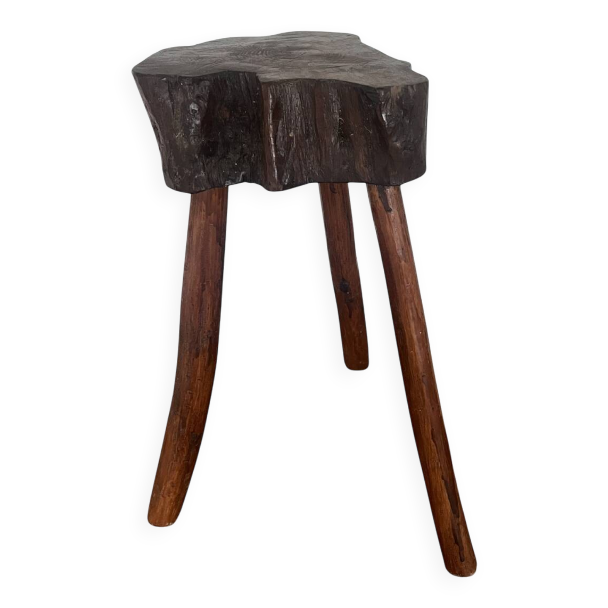 Brutalist tripod stool