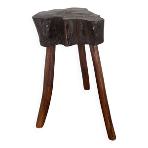 tabouret tripode brutaliste