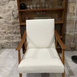 60s armchair reupholstered in loop