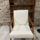 60s armchair reupholstered in loop