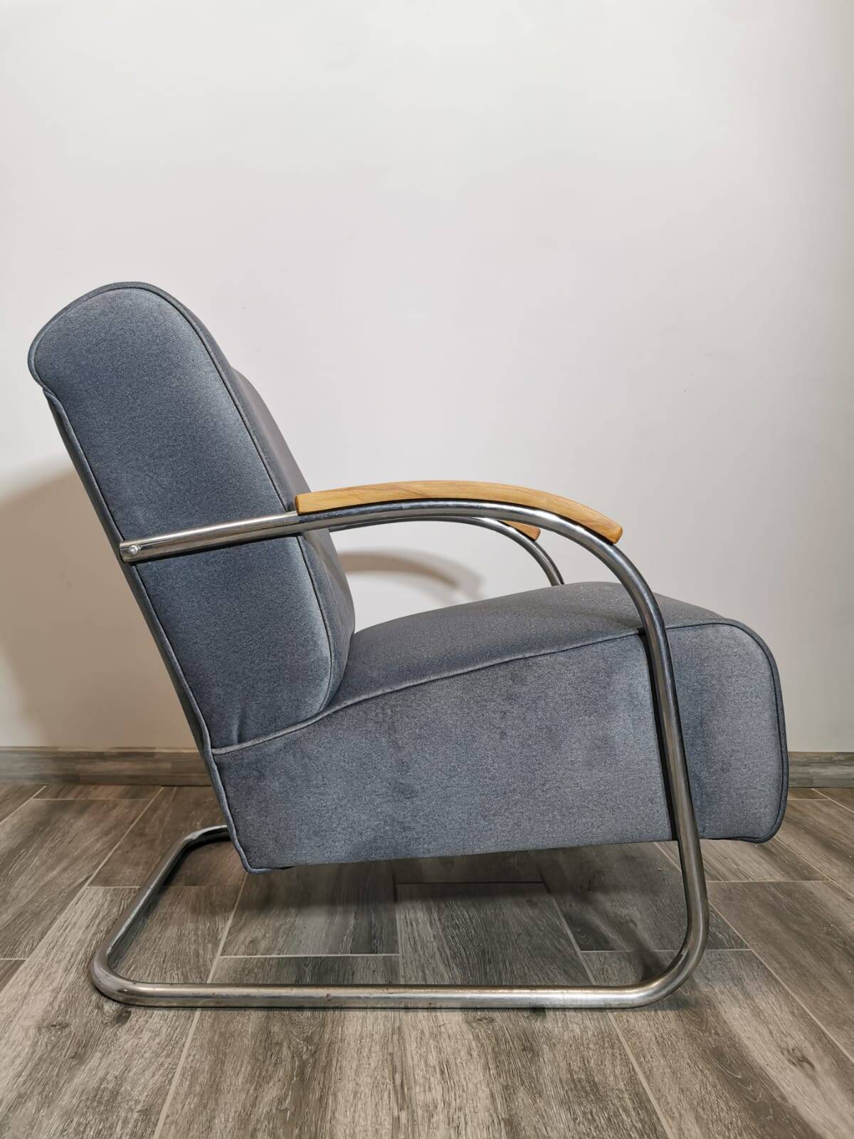 Fauteuil Bauhaus par Mücke Melder, 1940s