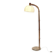 Solid wood floor lamp Solbackens Svaveri Sweden 1970s