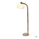 Solid wood floor lamp Solbackens Svaveri Sweden 1970s