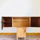 Oak wall hanging sideboard 1960