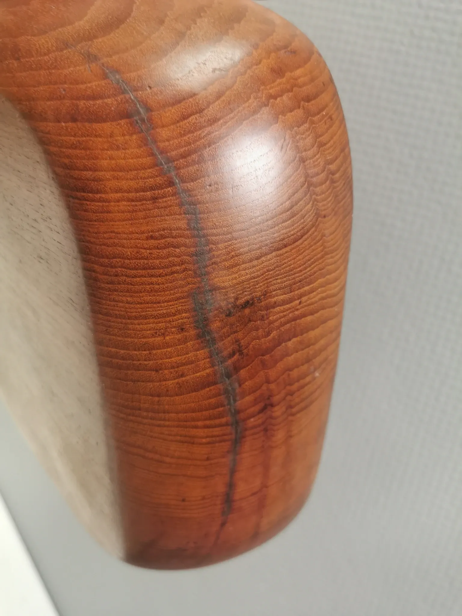A large, beautiful teak bowl, Danish and probably from the 1980s.