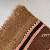 Old turkish narrow kilim runner 372x48 cm shabby chic, vintage kelim