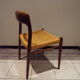 4 chairs Danoises Teck Model 75 from N.O.Moller