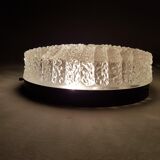 Vintage glass ceiling lighter RZB Germany 1970