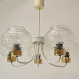 Mid-century chandelier by instala jilove u decina,1970's.