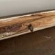 Old patinated / limed wood frame 89x76 cm