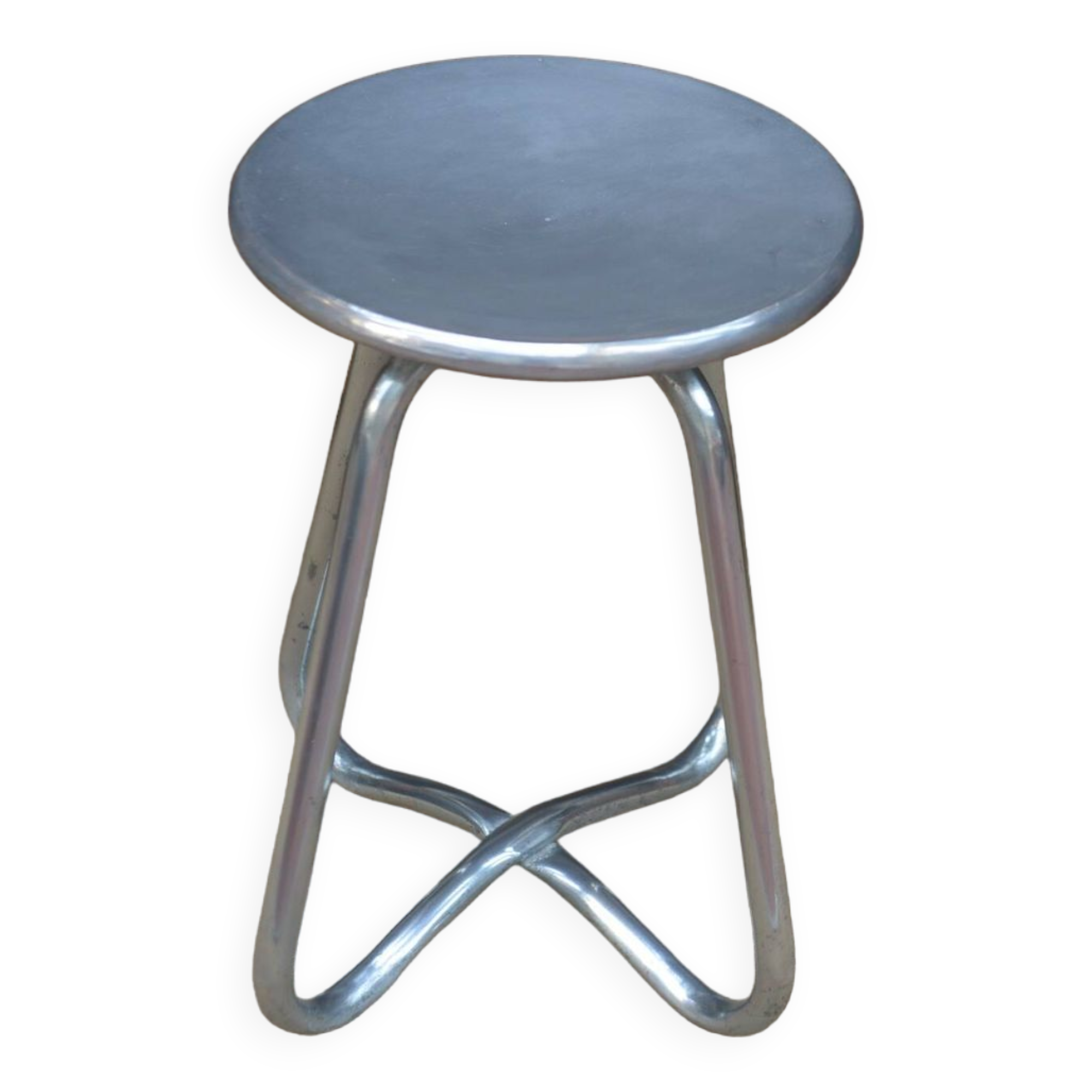 Tabouret métal 1960