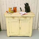 Parisian log furniture vintage kitchen