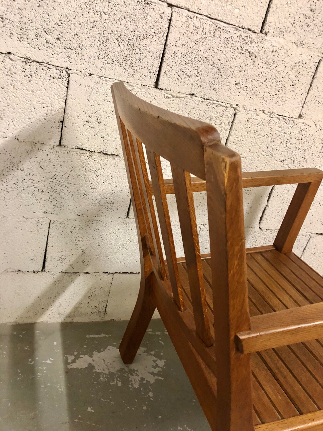 Reconstruction period armchair, René Gabriel style, 1950s