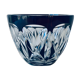 Antique carved crystal vase