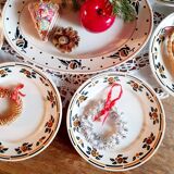 Ensemble de 6 assiettes à dessert et plat
