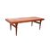 Vintage teak coffee table with blue tiles by Johannes Andersen, Silkeborg 1960s