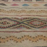 Tapis multicolore fait à la main en laine 160x90cm