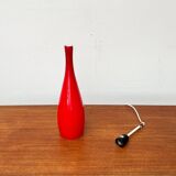 Glass pendant lamp of the mid-century Danish model by Jacob E. Bang for Fog & Mørup and Holmegaard, 1960s.