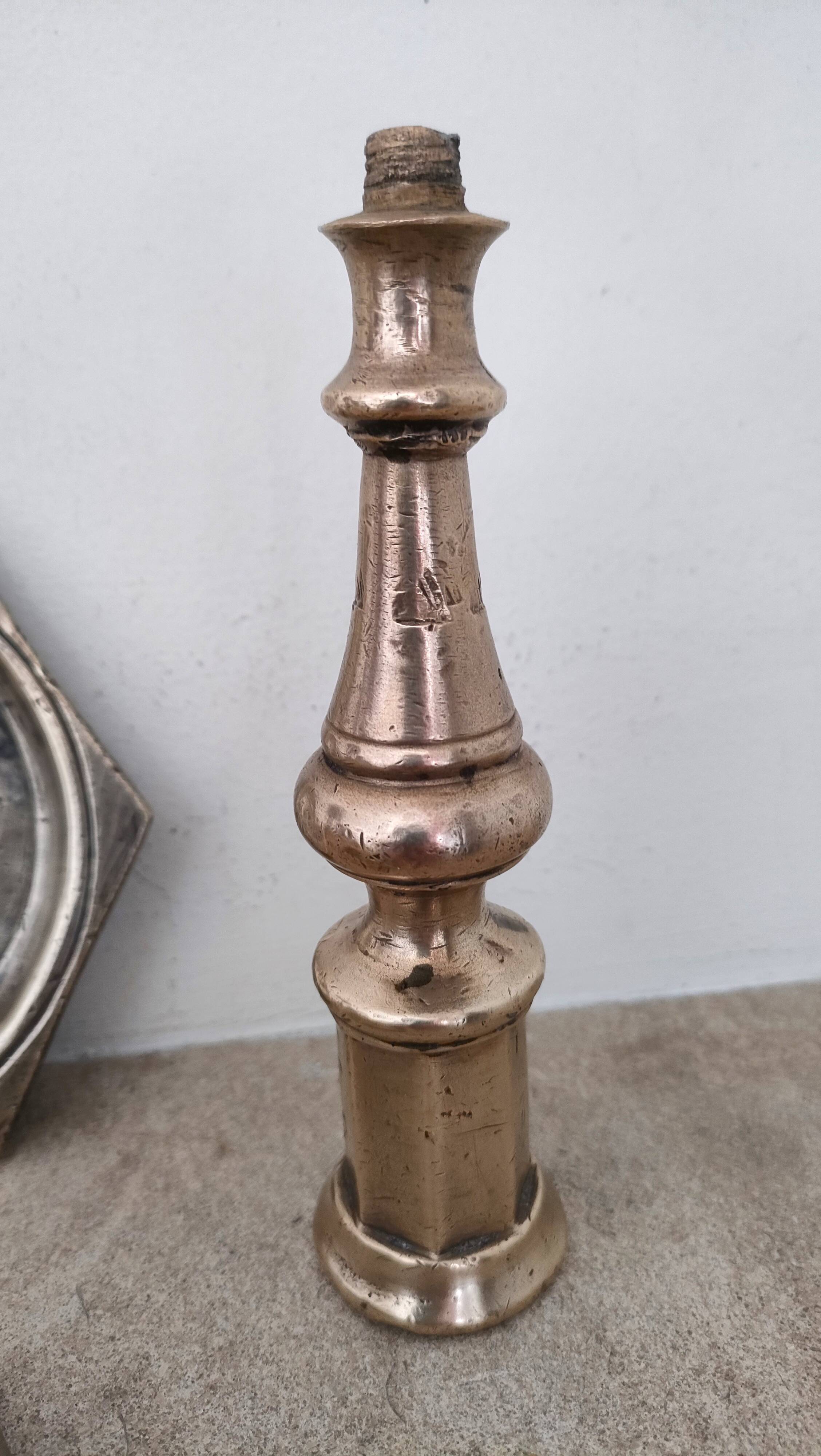 Grand Flambeau Louis XIII High period - 17th century - Bronze
