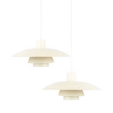 Pair of Danish vintage pendant lamps PH 4/3 by Poul Henningsen, 1966