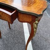 Old marquetry table Louis XV style