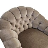 Set of 2 vintage armchairs / chairs / seats with fringes.