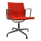 Vitra EA 108 Charles & Ray Eames, tissu et aluminium – orange – chaise de t