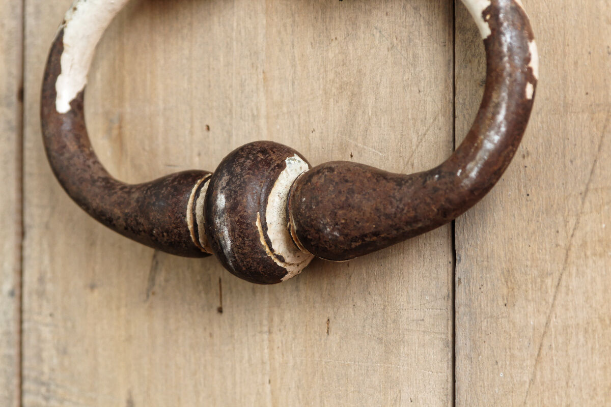 Wrought iron door knocker