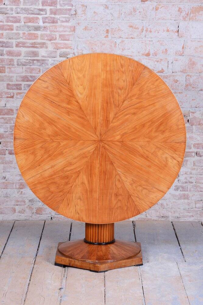 Biedermeier Dining Table in Cherry, 1930s