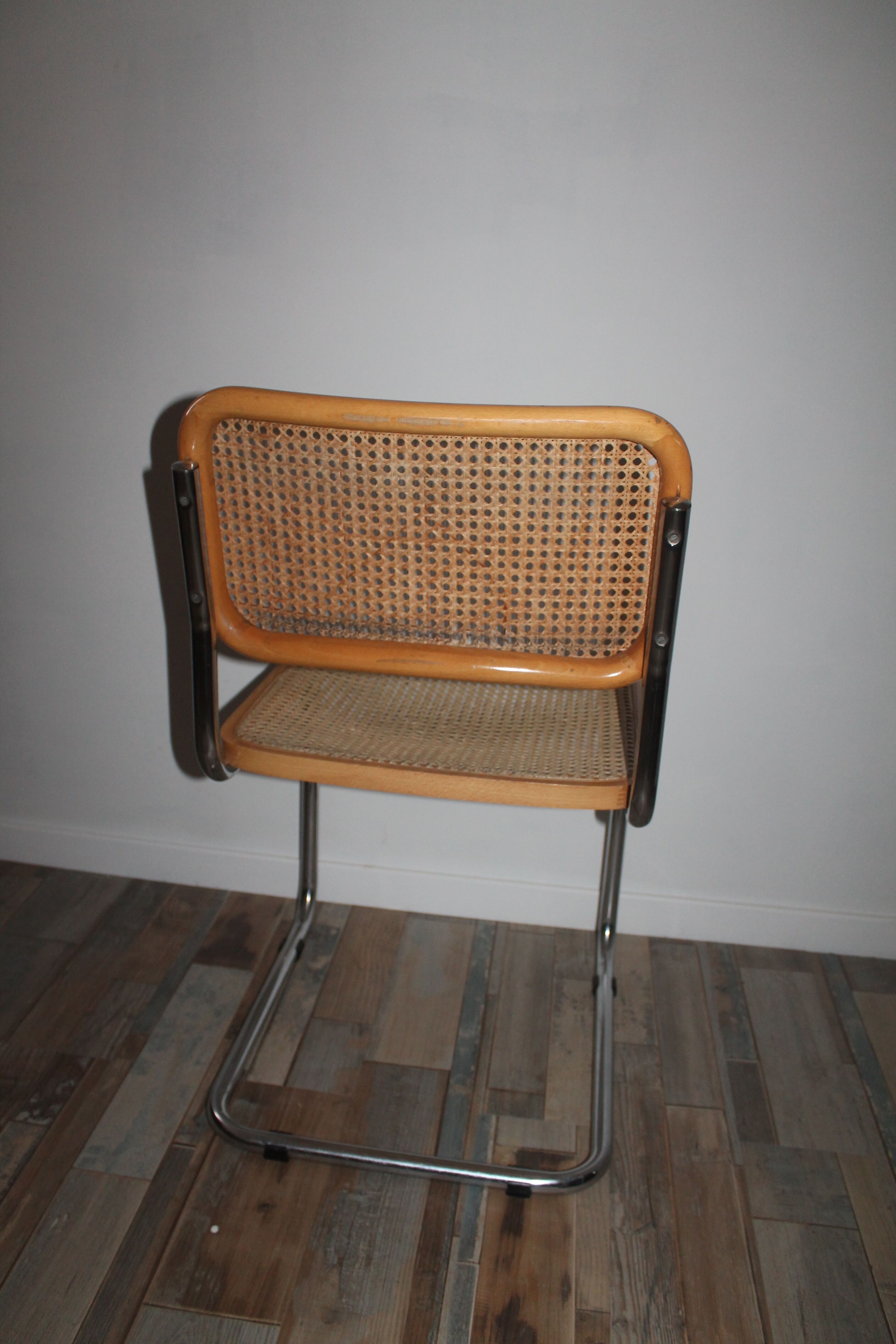 Lot 4 chaises Marcel Breuer Cesca B32