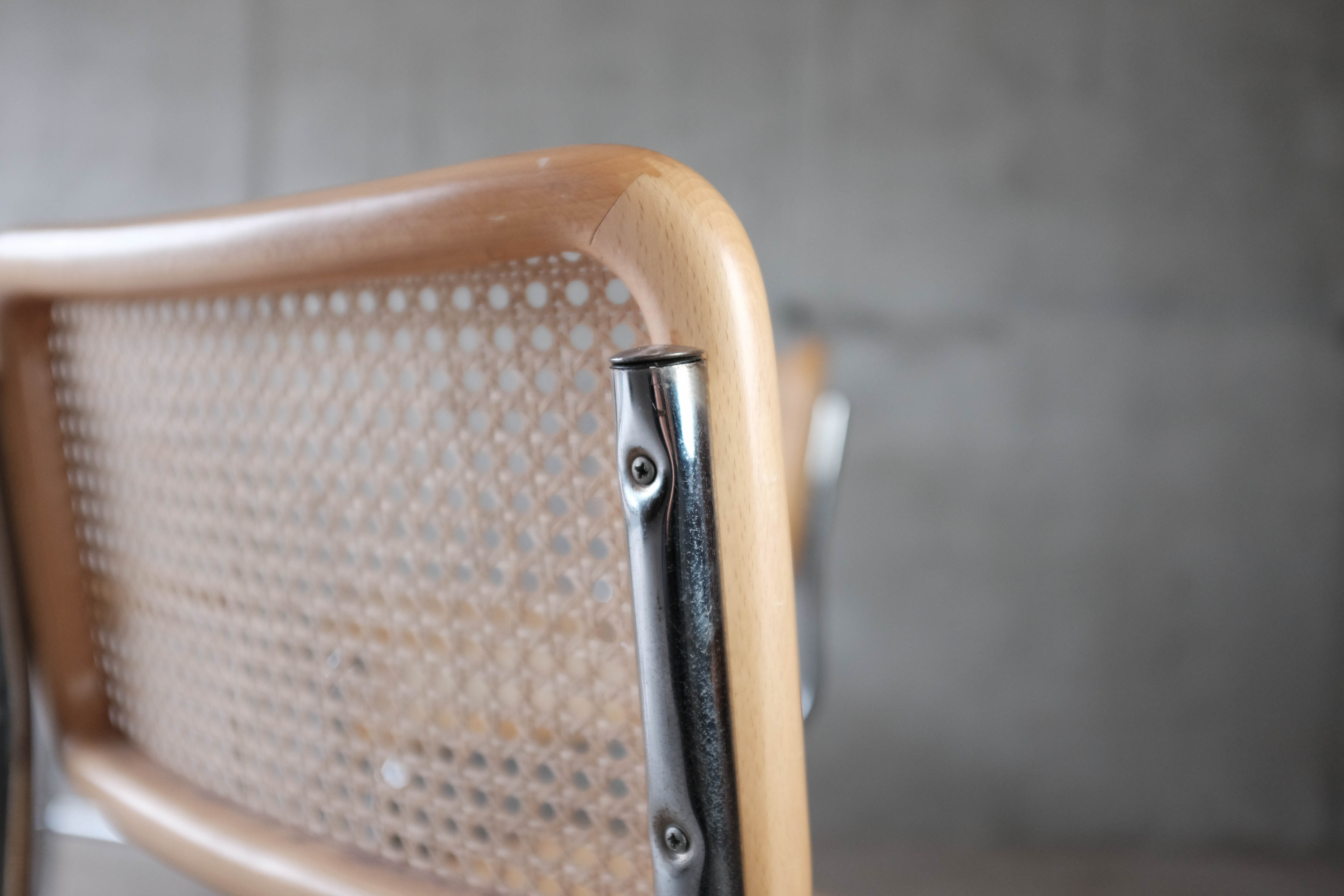 Set of 6 chairs Cesca B32 by Marcel Breuer