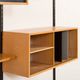 Rare Kai Kristiansen 3 bay wall unit in beech, 1970s