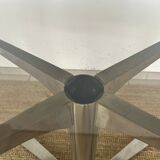 Glass dining table, 1970s