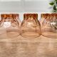 Set de 6 verres vintage Luminarc étoile rose