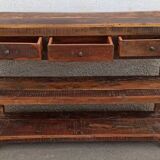 Old wooden console