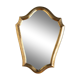 Golden wooden mirror 41 x 30cm