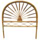 Pair of 1960s rattan headboards from France