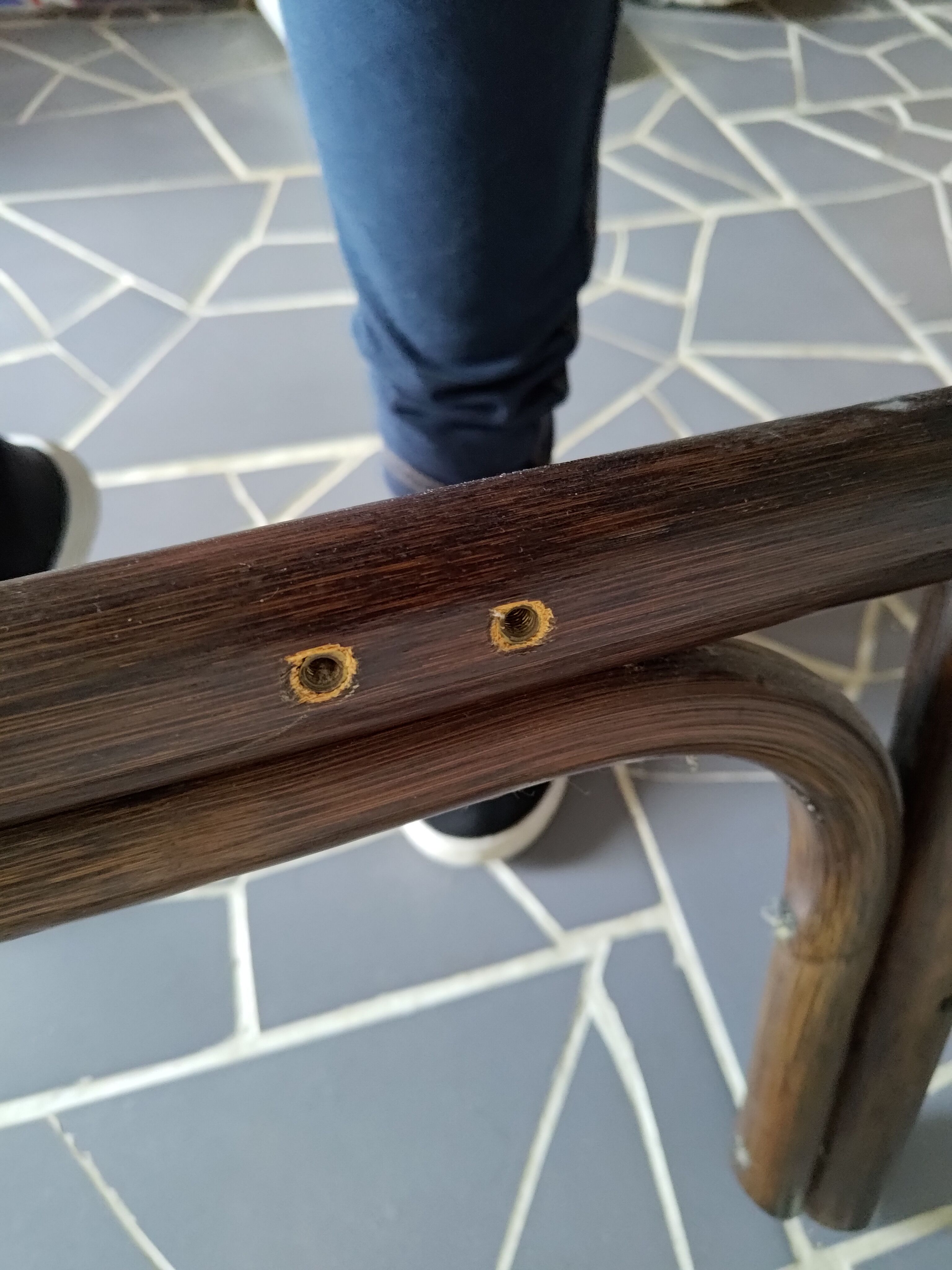 Headboard 140 rattan bamboo